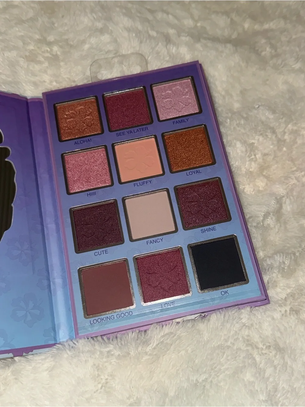 Disney Stitch Lavender & Purple Floral Eyeshadow Palette